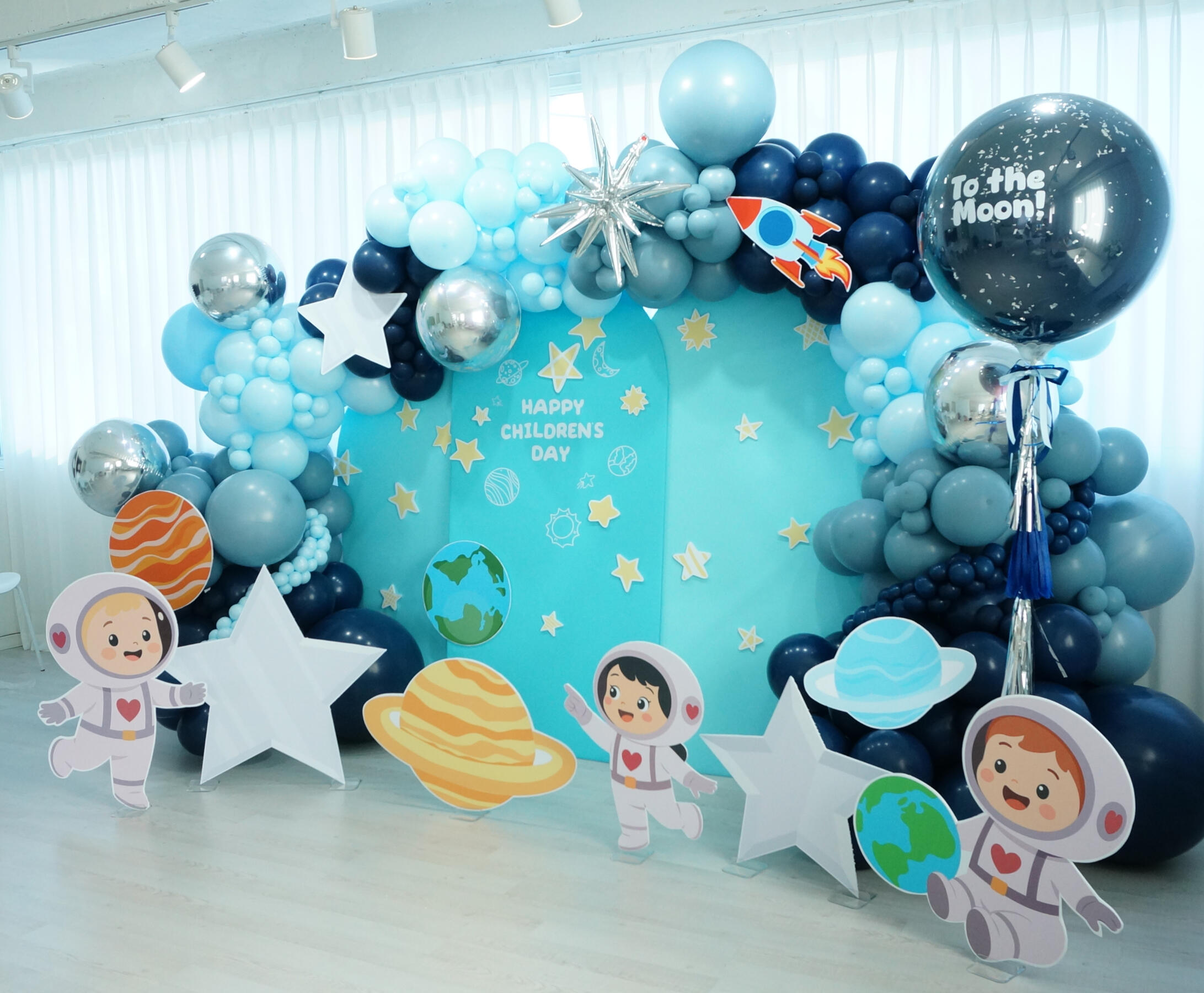 어린이날 우주컨셉 행사장식