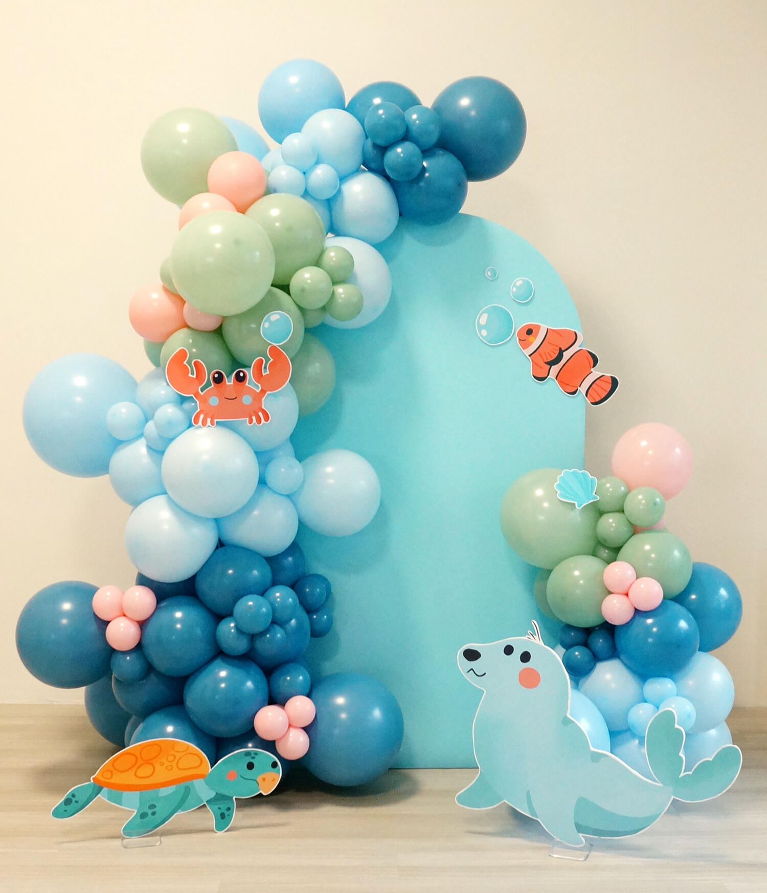 바다컨셉 판넬 포토존